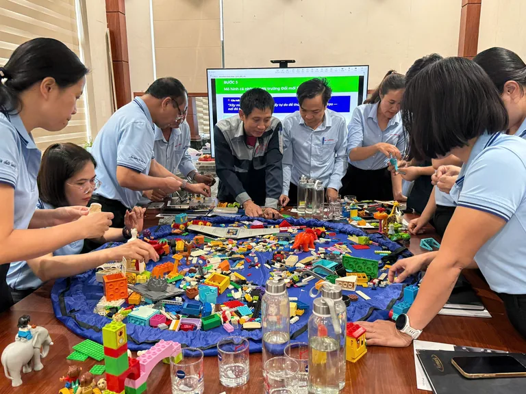 Innovation workshop at ABC Vietnam with LEGO Serious Play